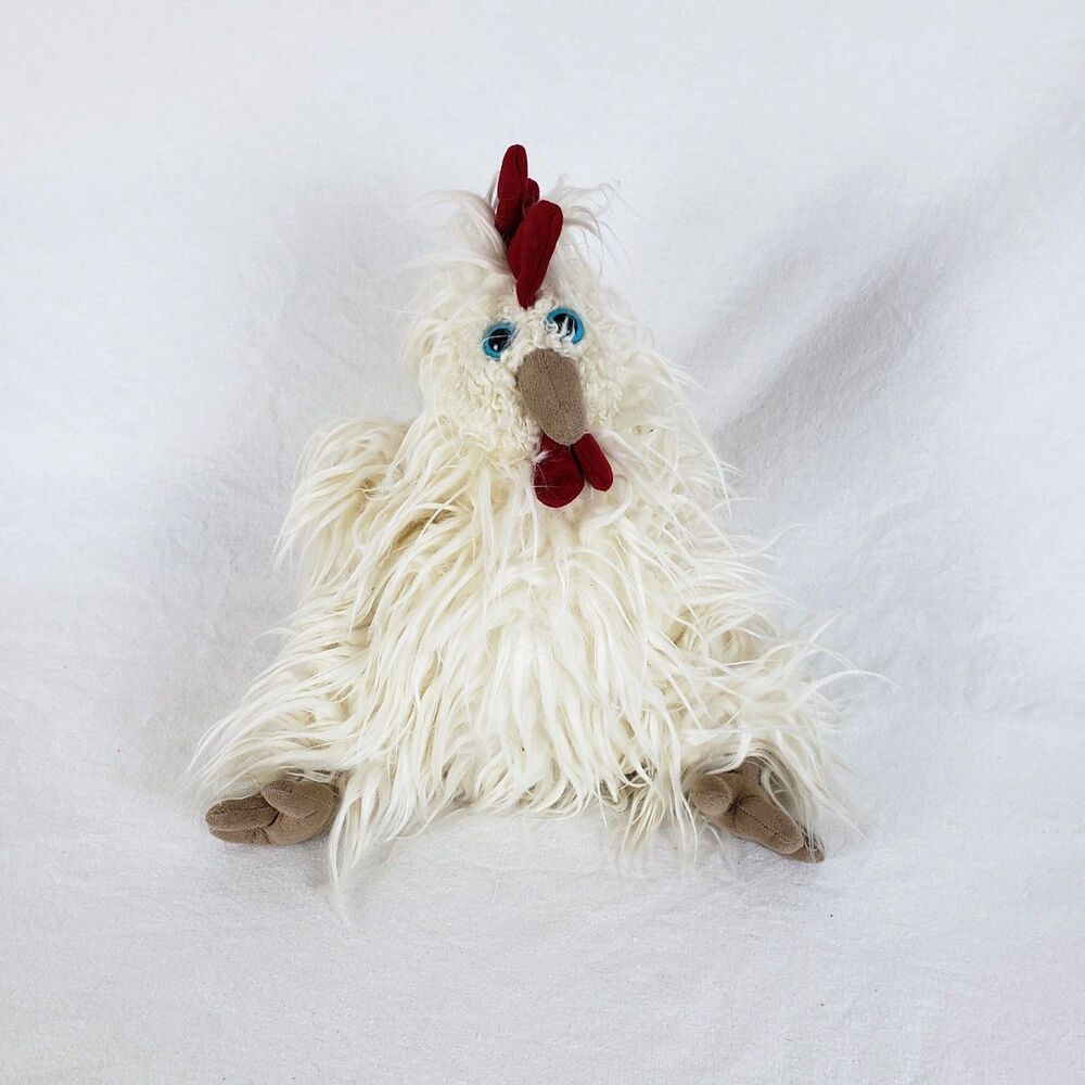 Jellycat Matilda Hen Stuffed Animal Shaggy Chicken 11" Retired Farm